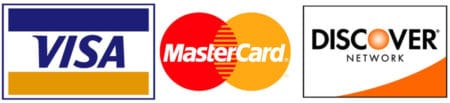Visa MasterCard Discover Logos